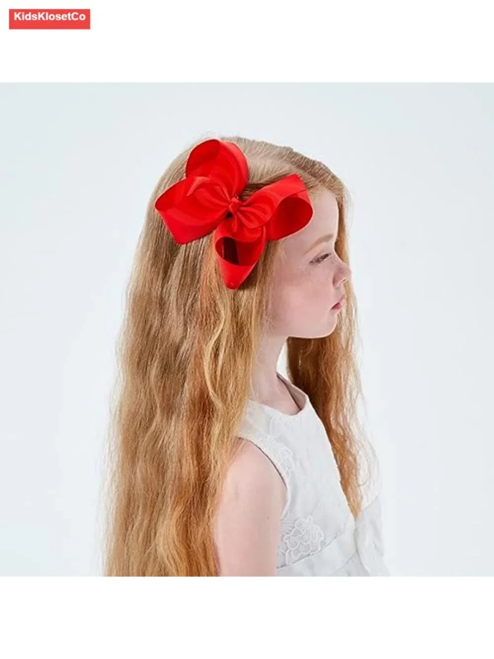 30 Pieces 6 Inch Grosgrain Ribbon Hair Bows with Alligator Clips for Kids